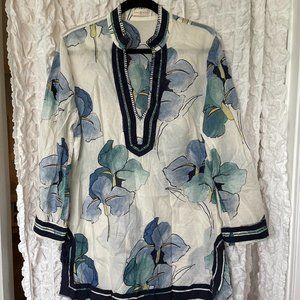 Tory Burch Flowered Tunic Lightweight Boho